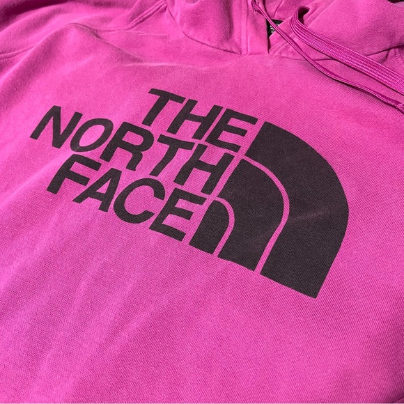 Women’s XL The North Face Half Dome Pullover Hoodie Hot Pink - Picture 2 of 6